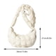 thumbnail image 2 of Bolso Hombro para Mujer Masa Fruncido Mano Cruzado () Blanco, 2 of 8