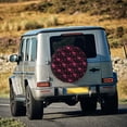 thumbnail image 3 of Fotbe Vintage Psychedelic Spare Tire Cover Thickening Universal Fit for Jeep, Trailer, RV, SUV, Truck, Tough Tire Wheel Soft Cover-14 inch, 3 of 8
