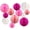 Pink, White, variant on 12Pcs Paper Honeycomb Balls Decorations Hanging Tissue Paper Pom Poms Honeycomb 6'' 8'' 10'' Flower Balls for Birthday Wedding Baby Shower Engagement Room Home Holidays Party Décor (White, Blue)