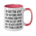 thumbnail image 2 of Beautiful Wife, No matter what the future holds or where our path leads,!!, Brilliant Valentine's Day Two Tone 11oz Mug For Wife, 2 of 2