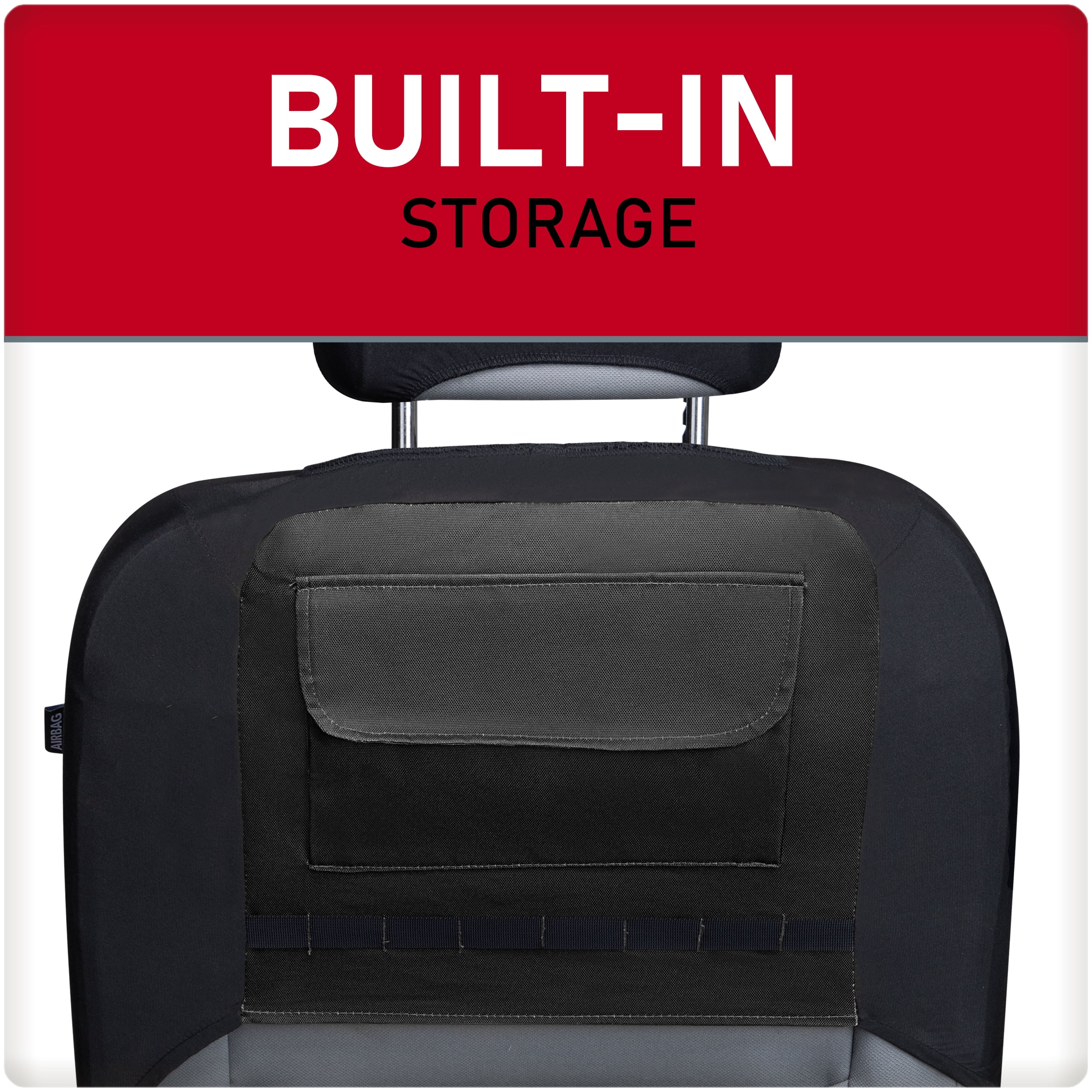Genuine Dickies 1-Piece Black Pro-Grade Heavy-Duty Truck Seat Cover