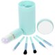 thumbnail image 4 of 1 juego de brochas cosméticas profesionales de fibra artificial con espejo., 4 of 7