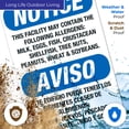 thumbnail image 5 of Food Allergy Notice Milk, Eggs, Fish, Crustacean, Nuts, Bilingual Sign, OSHA Notice Sign,, 5 of 8