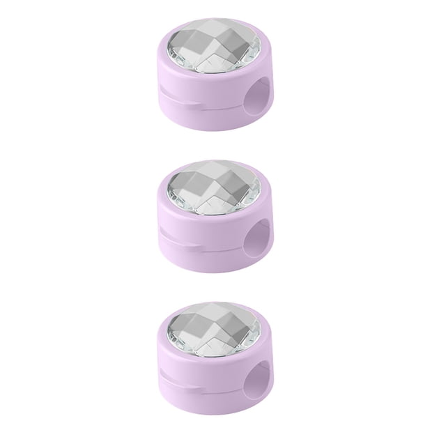 Usb Charging Cable 3 Sets of Simulated Diamond Cable Organizer Data Cable Fixing Clip Mobile Phone Charging Cable Plug Hook Data Cable Collection Storage Cable Organizer Clips