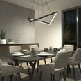 thumbnail image 2 of Artika Artemis Modern Pendant Light Fixture, Black, 2 of 5