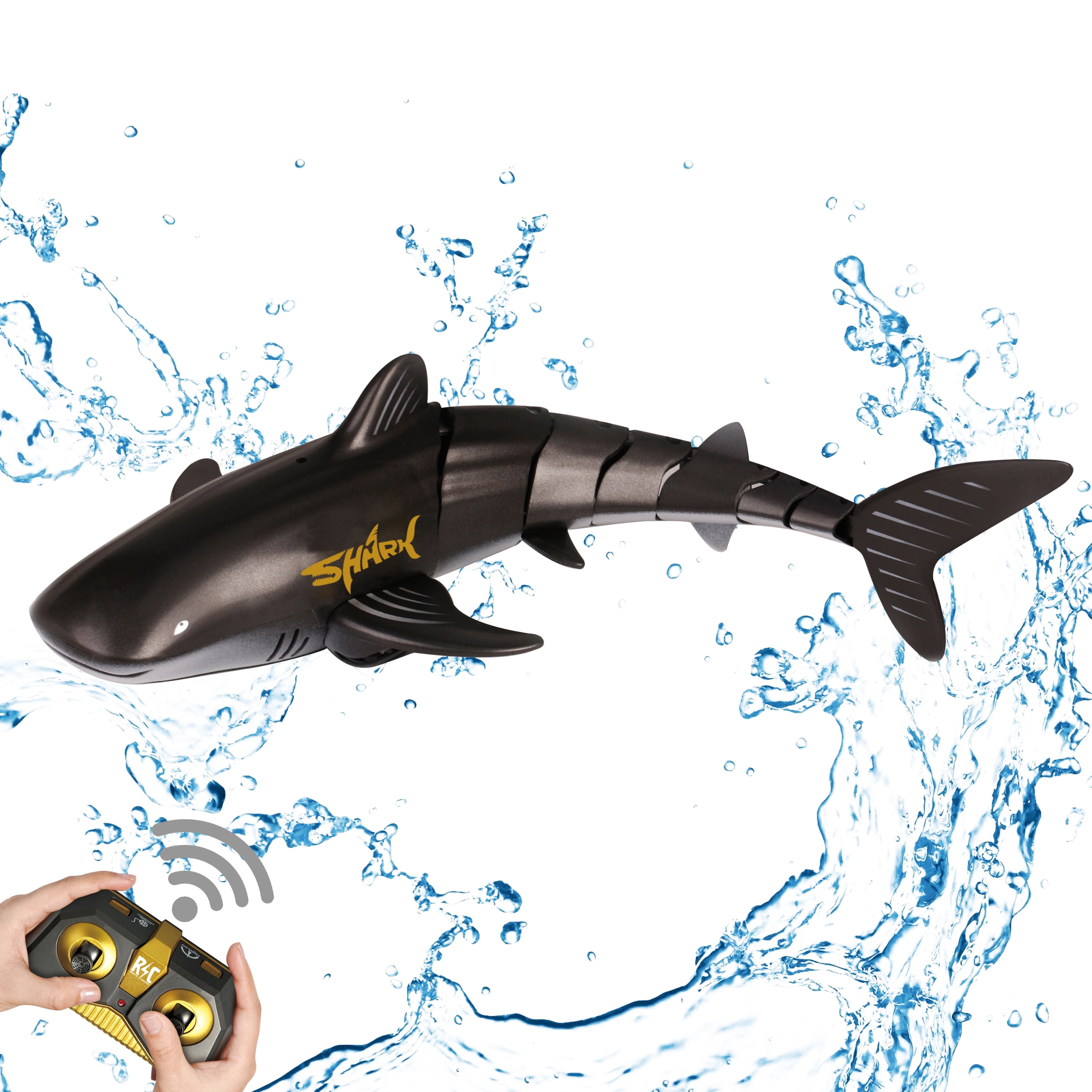 Remote Control(RC) Shark Toy 2.4GHz High Simulation Animal Pool Toys