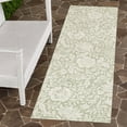thumbnail image 6 of Addison Rugs Chantille Indoor/Outdoor Transitional Floral Celery Machine Washable Runner Rug, 2'3" x 7'6", 6 of 7