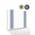 thumbnail image 2 of Abstract Geometric Blue Stripe,Wall Art for Living Room,Canvas Picture Wall Decor for Bathroom Bedroom,White Backdrop Painting Artwork for Office Kitchen Hallway Dining Room Home Decorations 20"x24", 2 of 8