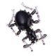 thumbnail image 1 of Pernos Del Broche De Negro Del Del Rhinestone De s Mujeres Y Los Hombres Broches De De Aleación Hugo Broche de esmalte de la hormiga, 1 of 4