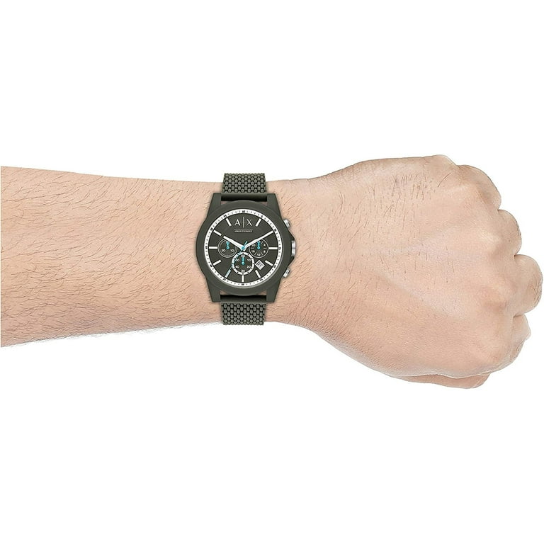 Armani Exchange Chronograph Quartz Green Dial Men's Watch