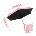 thumbnail image 3 of Voglyf Mini Travel Folding Umbrella, Small Compact and Lightweight, Pocket Size Sun Rain Umbrella, Portable Windproof Small Parasol with Storage for Women Men Travel Outdoor Carry Gift,Pink, 3 of 8