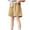 Khaki, variant on ZACPNCV Girls Shorts Elastic Waist Solid Color Wide Leg Knee Length Shorts for Kids Summer Sport Bermuda Shorts Khaki 8-9 Years
