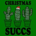 thumbnail image 2 of Men's Lost Gods Christmas Succulents  Graphic Tee Kelly Green 2X Large, 2 of 5