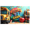 thumbnail image 6 of Colorful Welcome to 1st Grade Backdrop Banner, School Supplies Elements Decor, Party Background for First Grade Celebrations, Classroom Decorations, Photo Booth Props, Back - to - School Parties, 6 of 6
