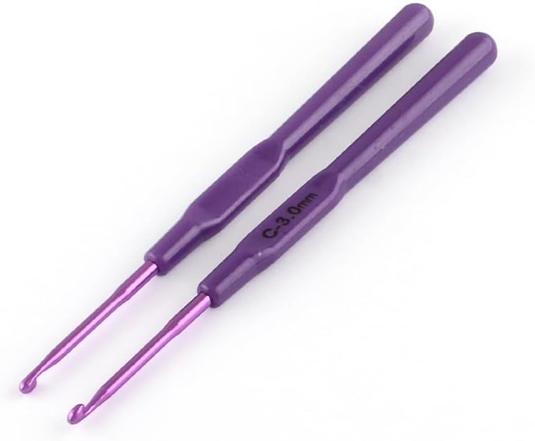 Lot De 10 Crochets En Aluminium CleverDelights Taille G (taille 6) – Longueur 15,2 Cm – Diamètre 4 Mm – Tricot