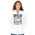 thumbnail image 4 of Tootsie Pop Mr Owl Spring Flowers Unisex Fleece Graphic Zip Up Hoodie Brisco Brands 4X, 4 of 5