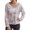 Autre, variante sur Blouse à Manches Longues Imprimée Teinture sur Nœuds pour Femmes