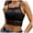 Black, variant on RMGVDSD Trendy Womens Summer Tops Lace Bralette For Women High Neck Camisoles Racerback Double-Layered Crop Top Spaghetti Strap Tank Tops Trendy Work Shirts