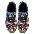 thumbnail image 2 of Horse Patriotic American flag Print Shoes Lightweight Comfortable Running Shoes for Men Women Black Size 10.5, 2 of 7