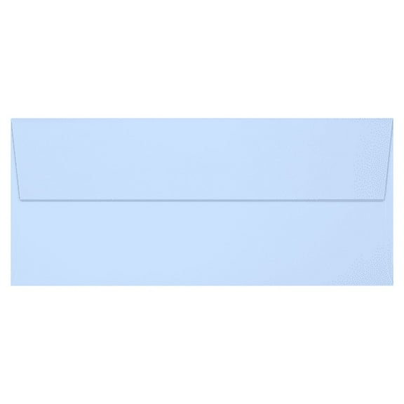 LUXPaper Slimline #9 Invitation Envelopes, Peel & Press, 3 7/8 x 8 7/8, Baby Blue, 250 Pack