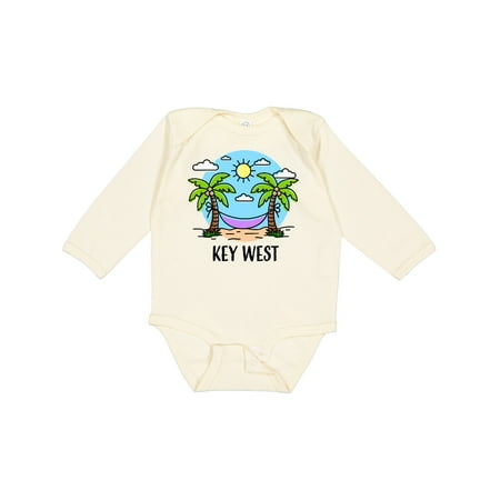 

Inktastic Summer Vacation in Key West Gift Baby Boy or Baby Girl Long Sleeve Bodysuit