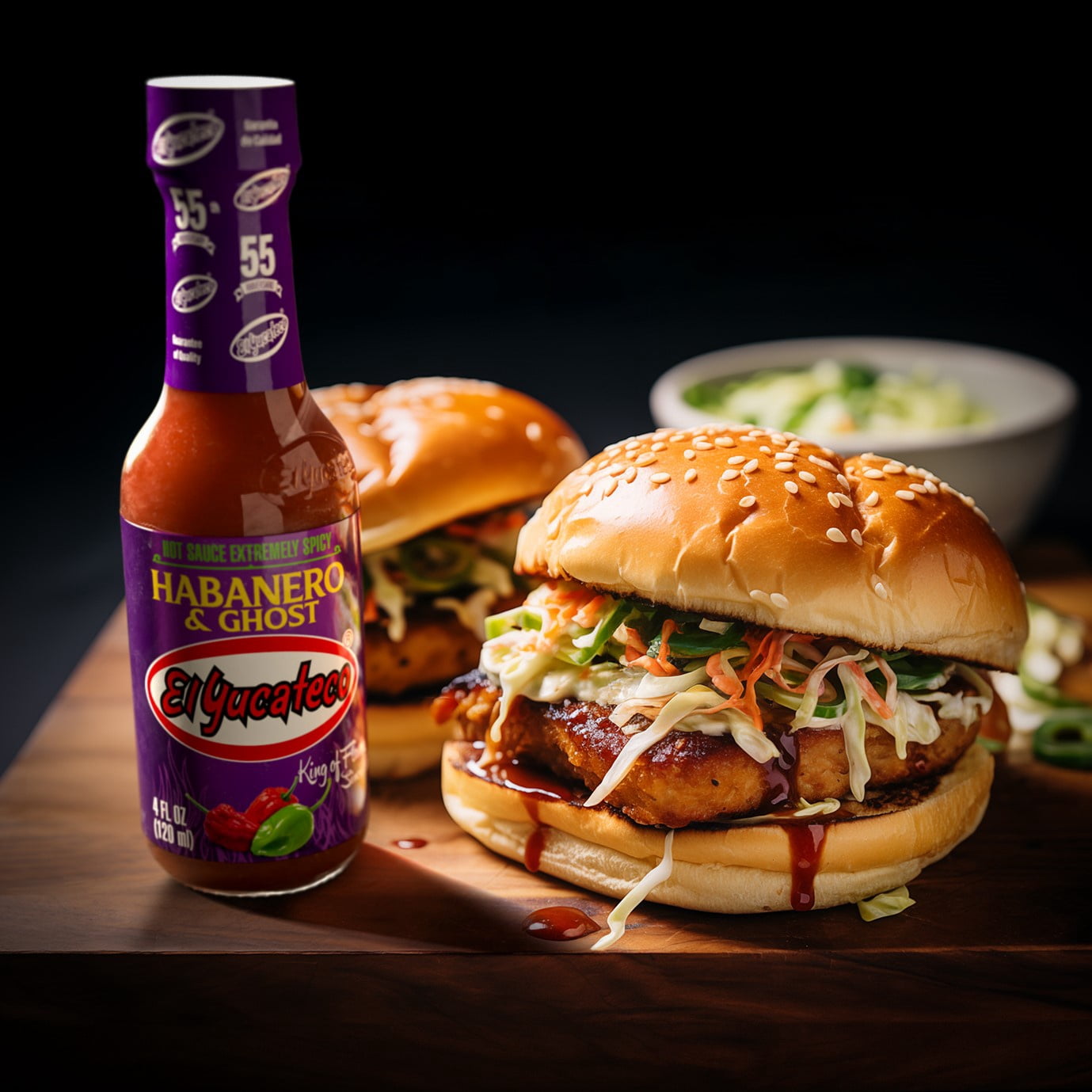 El Yucateco Habanero and Ghost Hot Sauce 6 Pack 4 oz