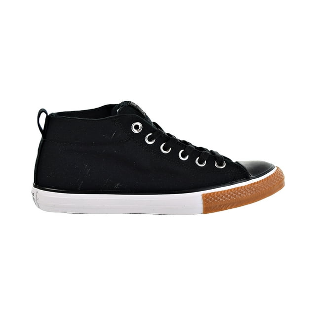 Converse Chuck Taylor All Star Street Mid Kids Shoes Black/Black/White 661908f