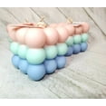 thumbnail image 2 of Triple Colored Luxurious Bubble Soy Wax Candle, 2 of 9
