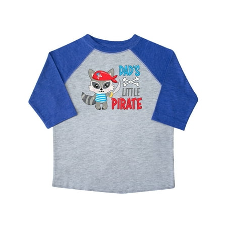 

Inktastic Dad s Little Pirate Cute Raccoon with Sword Gift Toddler Boy or Toddler Girl T-Shirt
