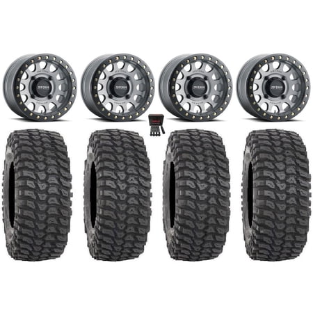 Method 401 Bdlk 14 Wheels Titanium 4+3 30 XCR350 Tires Polaris RZR XP 1000 / PRO XP / Ranger XP 900/1000 Method 401 Bdlk 14 Wheels Titanium 4+3 30 XCR350 Tires Polaris RZR XP 1000 / PRO XP / Ranger XP 900/1000