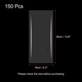 thumbnail image 2 of 150 Pcs Heat Shrink Wrap Bags, 6.3" x 13.8" POF Clear Heat Shrink Film Wrap for Handmade Crafts, Cookie, 2 of 7