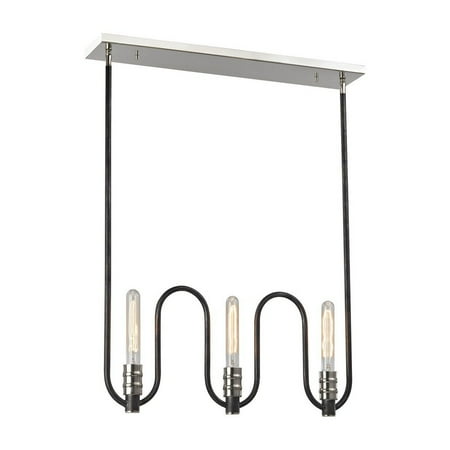 

31-BEL-2119255-Bailey Street Home-Concorde Close - Three Light Chandelier Silvered