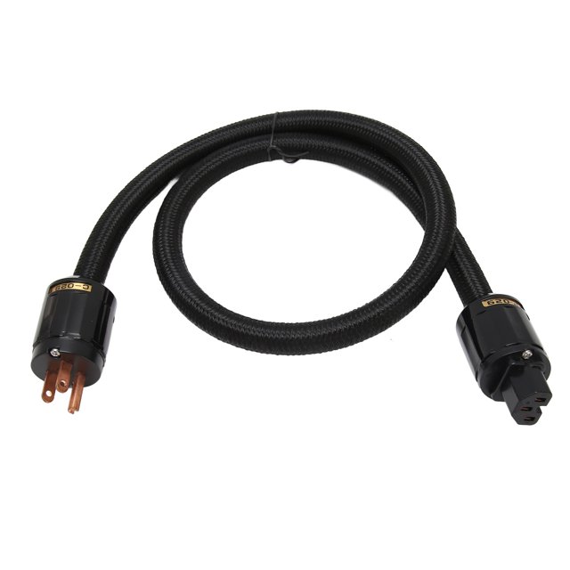 12AWG Audiophile Power Cable, 125V 15A HiFi Power Cable, 3 Core Pure Copper Plug AC Power Cord For AudioSound Equipment Home Theater