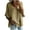 Khaki, variant on Linen Shirts for Women Plus Size V Neck Cotton Linen Batwing Sleeve Tops for Casual Dressy Summer Outfits 2026