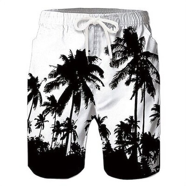 Pantalones cortos de verano para hombre, Shorts transpirables de gran tamaño, secado rápido, informales, hawaianos, con cordón, 2023 Fivean unisex