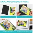 thumbnail image 3 of 12 Pack Magnetic Picture Frames for Refrigerator, 4 x 6 Inch Reusable Magnetic Photo Frames with Black Border, Clear PVC Photo Holders for Fridge, Locker, Whiteboard, Office, and Home, 3 of 6