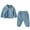 style-02 Sky Blue, variant on Gubotare Winter Clothing Set for Girls Outfit Toddler Baby Girl Boy Long Sleeve Sweatshirt Pants Clothes Fall Winter Size 6 12 Months (Dark Blue,6-12 Months)