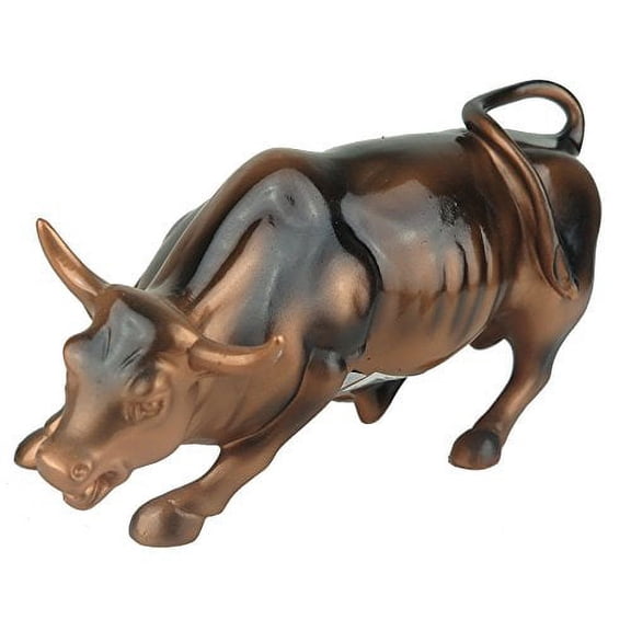 Official Bronze Wall Street Bull Stock Market NYC Figurine Statue (X-Large 8')