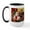 White/Black Inside, variant on CafePress - Santa's JRT Large Mug - 15 oz Ceramic Large White Novelty Mug