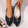 thumbnail image 3 of Xucatan Women's Metallic Pointed Toe Flats, Glitter Slip On Loafers, Cushioned Comfortable Dress Shoes for Office Wedding Daily Gift, 3 of 9