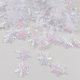 thumbnail image 3 of 1000 piezas de copos de nieve y confeti para decoraciones navideñas, confeti de invierno, paquete de fiesta de nieve para bodas, cumpleaños, fiestas navideñas, suministros de decoración de, 3 of 8