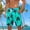 B_Mint Green, variant on LMOIPLI Men's Print Quick Dry Beach Board Shorts Elastic Waist Drawstring Casual Fashion Short Pants with Pockets Mint Green L