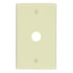 thumbnail image 1 of Placa de pared Leviton 86017, 1 elemento, 1,6 cm, agujero, color marfil, 1 of 1