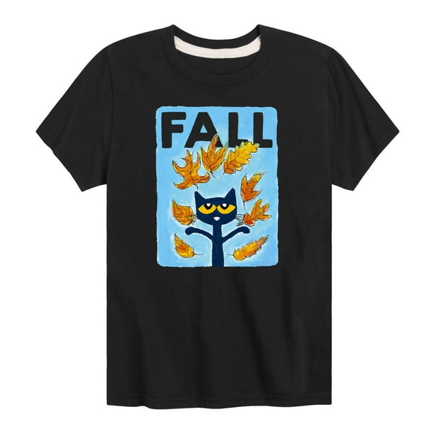 Pete The Cat Falling Leaves Kids Toddler And Youth Short Sleeve