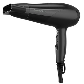Remington Ceramic Ionic Tourmaline Hair Dryer with Concentrator and Diffuser, 1875 Watts, Black