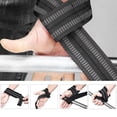 thumbnail image 2 of Correas de tracción acolchadas y soportes para muñecas para levantamientos de peso muerto: accesorios de fitness unisex que mejoran el entrenamiento de fuerza, 2 of 5