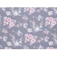thumbnail image 2 of Zelouf Natalia Floral On Chinese High Multi Chiffon  , Sewing, DIY, Crafts Fabric by the Yard, 436 Navy/fchsia, 1 Yard, 2 of 2
