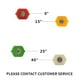 thumbnail image 4 of Xihbxyly Boquilla para Hidrolavadora, Acoplamiento Rápido Multigrado, Diseño de Acero Inoxidable, Salida de Agua Estable, Pulverización Precisa, Boquillas Rojas, Amarillas, Verdes y Blancas, Accesori, 4 of 5