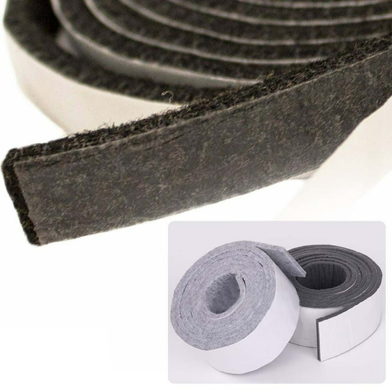 3 Rolls Felt Tape with Adhesive Backing, Adhesive Felt Pads for Furniture, Rocking Chair Floor Protectors, Heavy Duty Felt Pads Cut Any Shape, Felt
