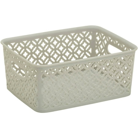 Check Small Tote - Simplify Trellis Storage Tote